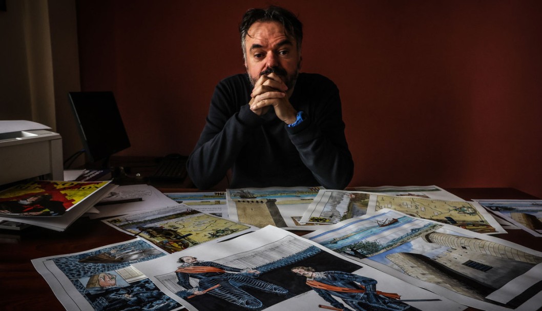 Miguel Ángel Guill: "El cómic refleja la vida apasionante de Carlos Coloma" Miguel Ángel Guill: "El cómic refleja la vida apasionante de Carlos Coloma"