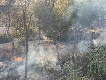 Incendio en el barrio La Estaci&oacute;n