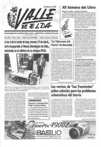 N&uacute;mero 2.244 - 27 de abril de 2001