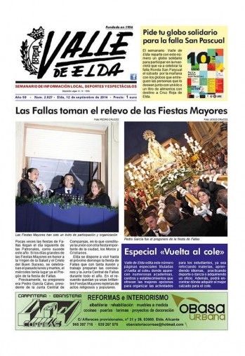 N&uacute;mero 2.827 - 12 de septiembre de 2014