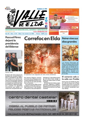 N&uacute;mero 3.141 - 6 de octubre de 2023