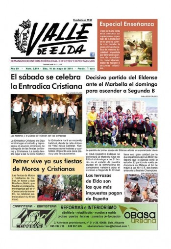 N&uacute;mero 2.819  - 16 de mayo de 2014