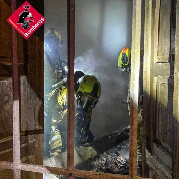 Incendio en una casa okupa