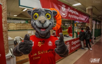 Sansil, la simp&aacute;tica mascota de la San Silvestre eldense