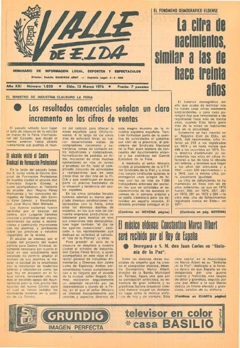 N&uacute;mero 1.020 - 13 de marzo de 1976