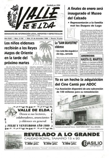 N&uacute;mero 2.132 - 31 de diciembre de 1998