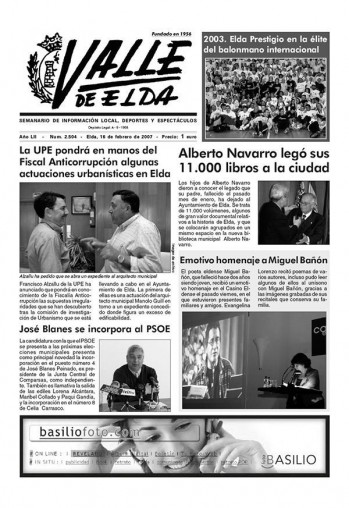 N&uacute;mero 2.504 - 16 de febrero de 2007