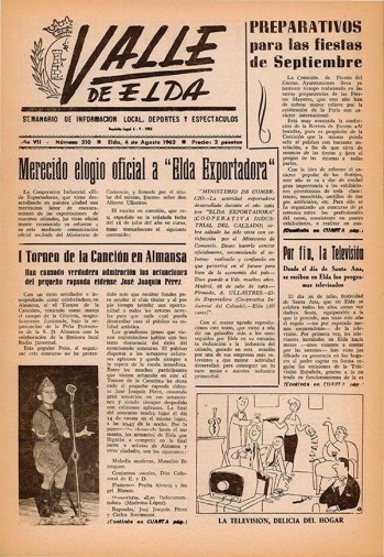 N&uacute;mero 0310 - 4 de agosto de 1962