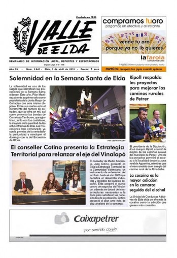 N&uacute;mero 2.641 - 1 de abril de 2010