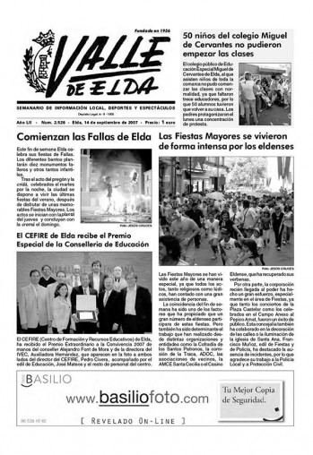 N&uacute;mero 2.526 - 14 de septiembre de 2007