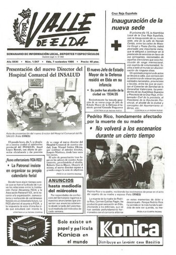 N&uacute;mero 1.547 - 7 de noviembre de 1986