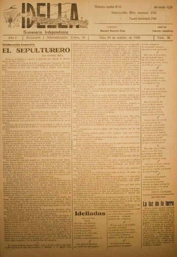 Idella n&ordm; 038 - A&ntilde;o 1926