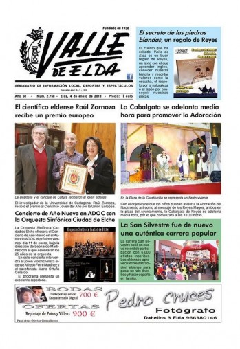 N&uacute;mero 2.758 - 4 de enero de 2013
