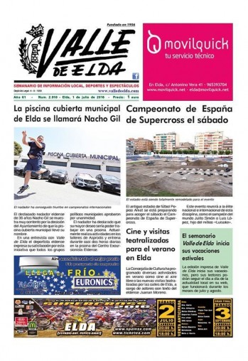 N&uacute;mero 2.910 - 1 de julio de 2016