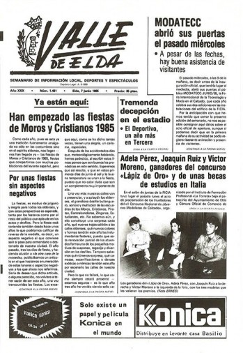 N&uacute;mero 1.481 - 7 de junio de 1985
