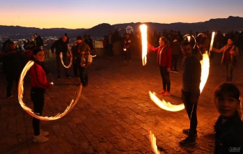 Las fallas llamaron a los Reyes Magos en Petrer