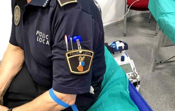 Las fuerzas de seguridad de Elda y Petrer se unen en el tercer marat&oacute;n de donaci&oacute;n de sangre