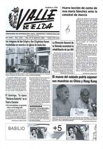 N&uacute;mero 2.352 - 26 de septiembre de 2003
