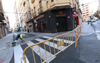 Ultiman las obras de la calle Ortega y Gasset