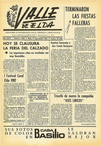 N&uacute;mero 1.346 - 17 de septiembre de 1982