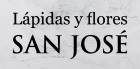 Lápidas y flores San José