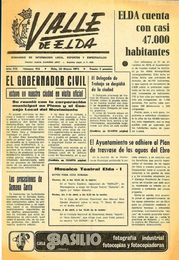 N&uacute;mero 0918 - 30 de marzo de 1974