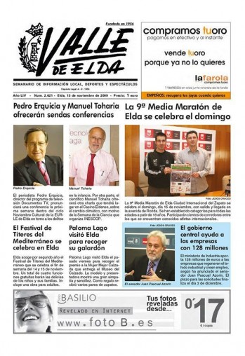 N&uacute;mero 2.621 - 13 de noviembre de 2009