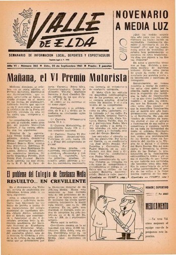 N&uacute;mero 0265 - 23 de septiembre de 1961