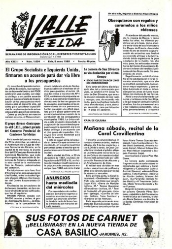 N&uacute;mero 1.604 - 8 de enero de 1988