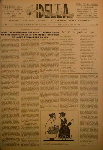 Idella n&ordm; 155 - A&ntilde;o 1929