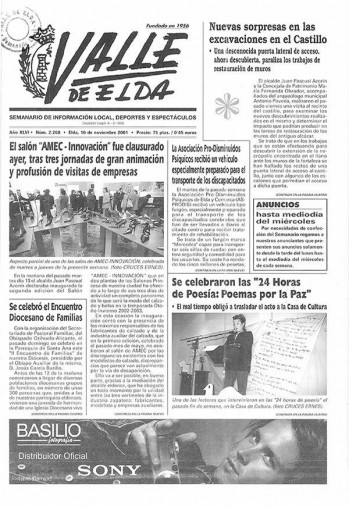 N&uacute;mero 2.268 - 16 de noviembre de 2001