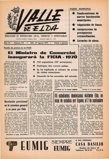 Número 0731 - 29 de agosto de 1970