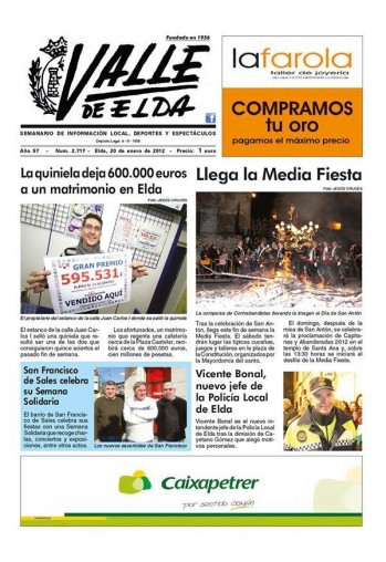 N&uacute;mero 2.717 - 20 de enero de 2012