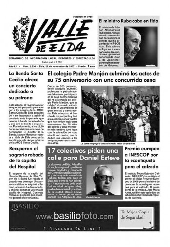 N&uacute;mero 2.536 - 23 de noviembre de 2007