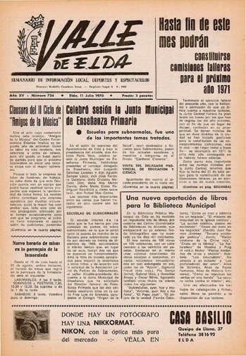 N&uacute;mero 0724 - 11 de julio de 1970