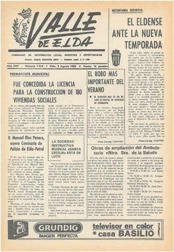N&uacute;mero 1.242 - 9 de agosto de 1980