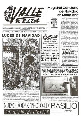 N&uacute;mero 1.843 - 24 de diciembre de 1992