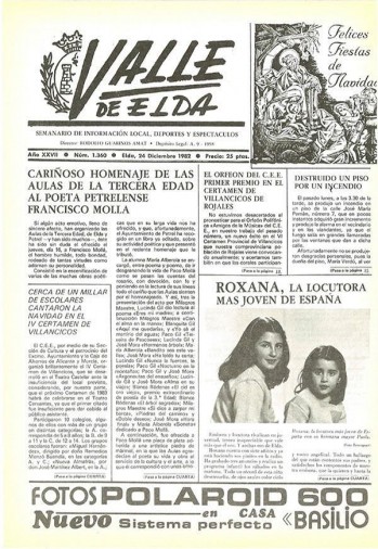 N&uacute;mero 1.360 - 24 de diciembre de 1982