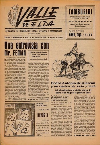 N&uacute;mero 0173 - 19 de diciembre de 1959