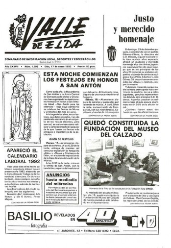 N&uacute;mero 1.798 - 17 de enero de 1992