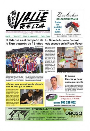 N&uacute;mero 2.817  - 2 de mayo de 2014