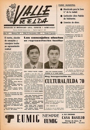 Número 0743 - 21 de noviembre de 1970