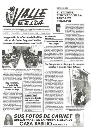 N&uacute;mero 1.641 - 21 de octubre de 1988