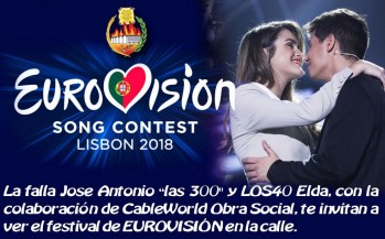 Eurovisi&oacute;n en la calle con la falla "Las 300"