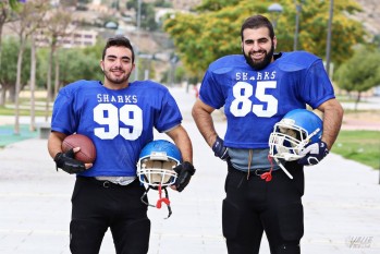 Cuatro eldenses juegan a f&uacute;tbol americano, "el ajedrez de gladiadores"