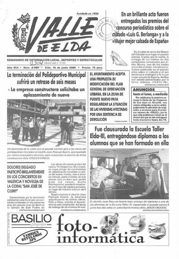 N&uacute;mero 2.204 - 16 de junio de 2000