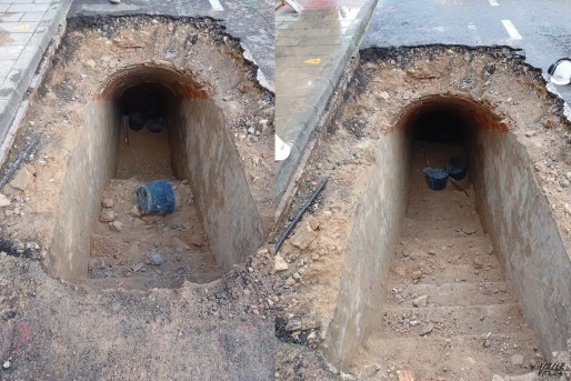 Aparece la tercera entrada del refugio antia&eacute;reo
