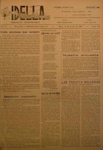Idella n&ordm; 107 - A&ntilde;o 1928