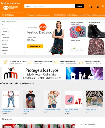 Tenloencasa.es: M&aacute;s de 1.500 productos en el Marketplace del comercio de Petrer