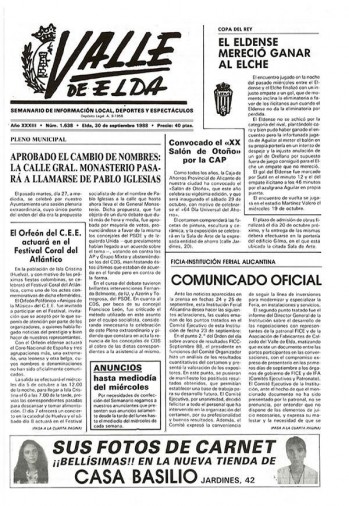 N&uacute;mero 1.638 - 30 de septiembre de 1988